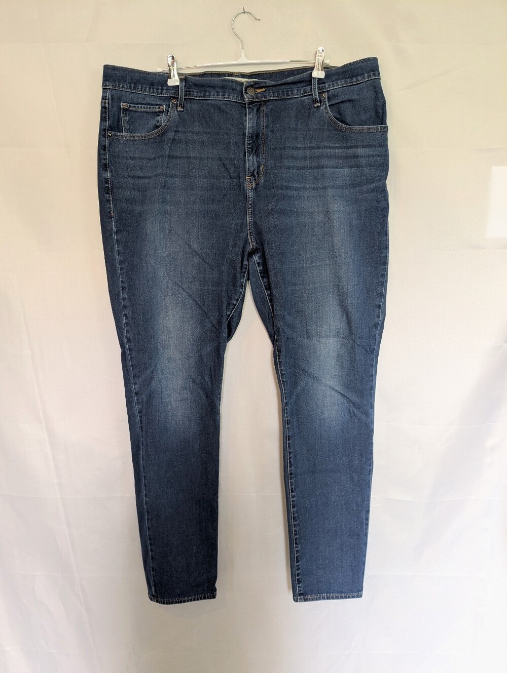 Levi's Premium 721 High Rise Skinny Big E Stretch Denim Jeans Medium Wash 20W